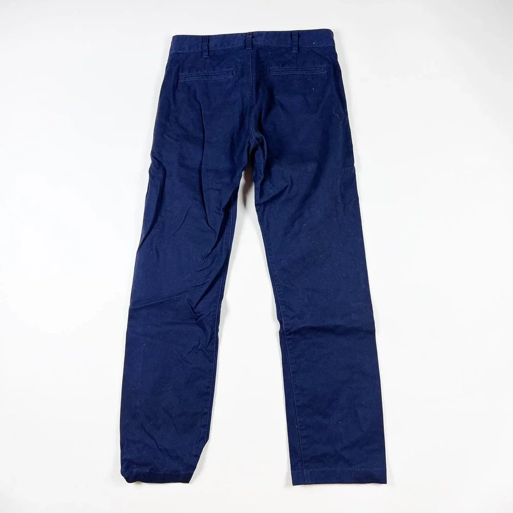 Hawkings McGill mens 28 x 30 straight chino navy blue